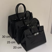 كروك لارج اسود قفل فضي