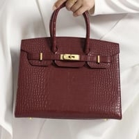 كروك لارج عودي قفل ذهبي