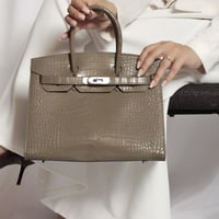 كروك لارج كاكي قفل فضي