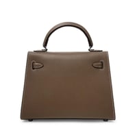 كيلي لارج كاكي قفل فضي