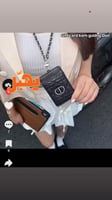 Dior card holder مع مرايا