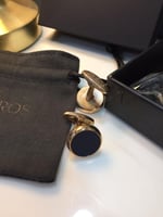 كبك رجالي لون اسود ونحاسي بتصميم فخم .