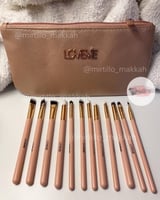 طقم فرش للعيون بديل زويفا مع شنطه 12 فرشه