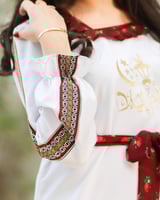 جلابيه روز احمر مشجر