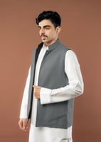 سديري جوخ رمادي/اسود