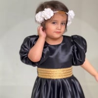 فستان كلوش اسود