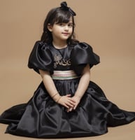 فستان كلوش اسود