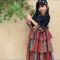 فستان شالكي بناتي