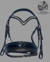 لجام جلد مطعم بالكرستال الامع HF10221