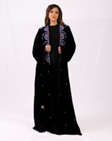 عباية مخمل ياباني شك يدوي