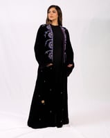 عباية مخمل ياباني شك يدوي