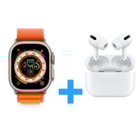 عرض ساعة الترا الجديدة + سماعة ايربودز برو