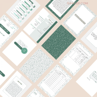 قالب ملف إنجاز رياضيات رسمي- ملف بوربوينت قابل للت...