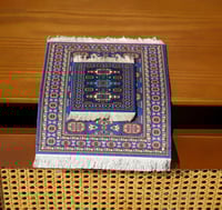 كوستر سجاد أزرق