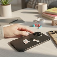 ملصقات معدنية للجوال