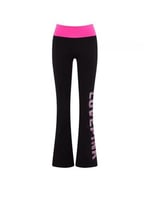 Pure Black And Pink Fire Sequins