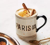 The Bistro Tile Stoneware Mug: Jetsetter Edition