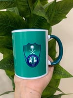 كوب بشعار نادي الاهلي السعودي