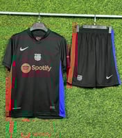 طقم نادي برشلونة الاسود الجديد 2025 رجالي شبابي ول...