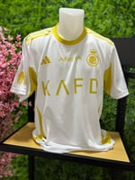 تيشيرت النصر الجديد الابيض 2025 مقاس رجالي نسائي ش...