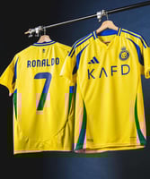 تيشرت النصر رونالدو الجديد رجالي ولادي 2024_2025