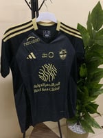 تيشيرت الاهلي السعودي الاسود الجديد 2025