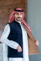 سديريات جهتين دبل فيس لون كحلي -جملي