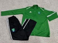 طقم نادي الاهلي السعودي جكيت مع سروال طويل