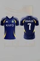 تيشيرت النصر رونالدو الكحلي الجديد 2025 مقاس رجالي...