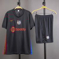 طقم نادي برشلونة الاسود الجديد 2025 رجالي شبابي ول...