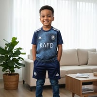 طقم اطفال نادي النصر الكحلي الجديد 2026