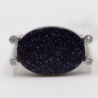 خاتم رجالي فضة من احجار النجوم