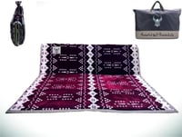 كرسي جلسة الوناسة نجدي عنابي + شنطة يتحمل 180 كجم-...