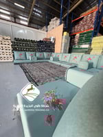 جلسة مطرزة لون فيروزي