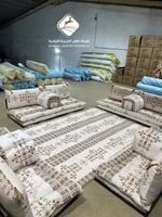 طقم جلسة رمضان بالحديد والفرشة 8 اشخاص