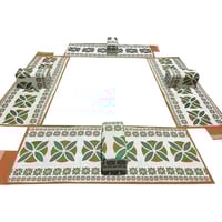 طقم فتحة النار 4 مدات مبطنه بحشوة اسفنج