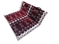 كرسي جلسة الوناسة نجدي عنابي + شنطة يتحمل 180 كجم-...