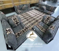 طقم جلسات رمضانية رمادي