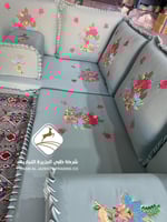 جلسة مطرزة لون فيروزي