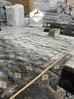 طقم كرسي جلسة الوناسة اصايل رصاصي + شنطة يتحمل 180...