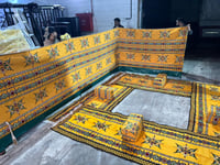 مدات نجمة ديالا اصفر مقاس 1*3 بدون رواق