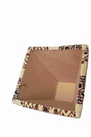 سلة قمامة مفصلة قماش تراثي ديكور (ارتفاع 32 عرض 25...