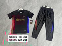 طقم بنطلون برشلونه اسود ولادي