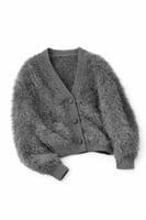 بلوزة كارديغان نسائي فرو ناعم بأزرار – إطلالة شتوي...