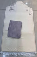 طقم صلاه سجاده طبي مع شرشف وغطاء مصحف