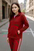 طقم بناتي رياضي ثلاثة قطع