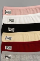 كلوت ملون مخرم تركي قطن 100% عدد 12 قطعة