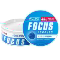 Blue Raspberry Focus Pouches 40gm توت ازرق ٤٠ ملغ
