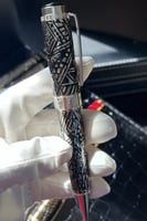 أسود فضي - لف