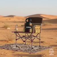 كرسي بطاولة جانبية يتحمل 136 كجم- يتحمّل وزن عالي،...